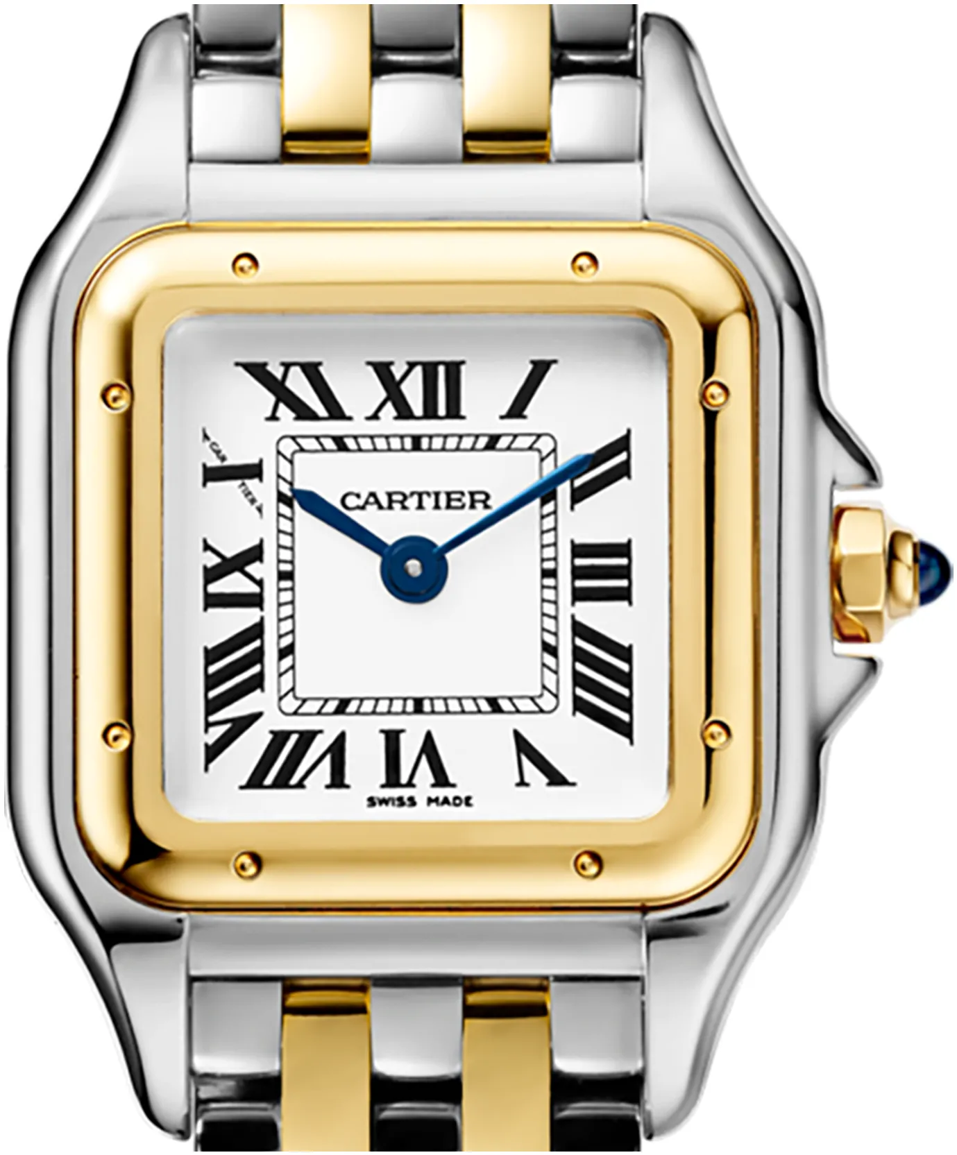 Cartier Panthère W2PN0006 22mm Stainless steel and 18k yellow gold White 1