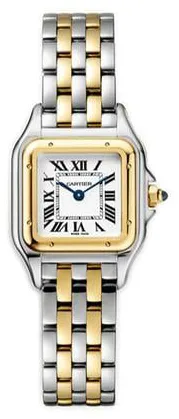 Cartier Panthère W2PN0006 23mm Yellow gold and stainless steel Silver