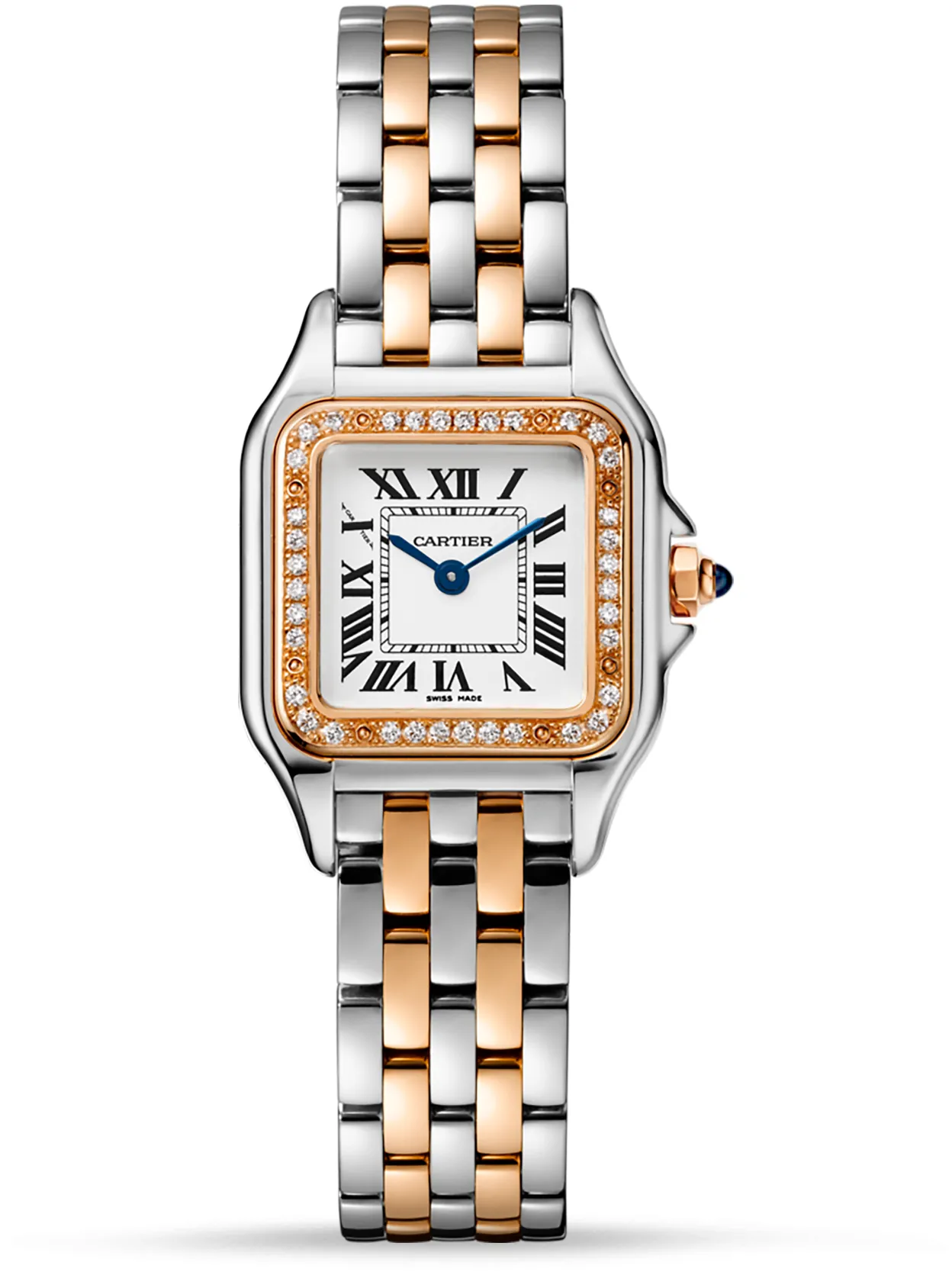Cartier Panthère W3PN0006 22mm Rose gold and steel White