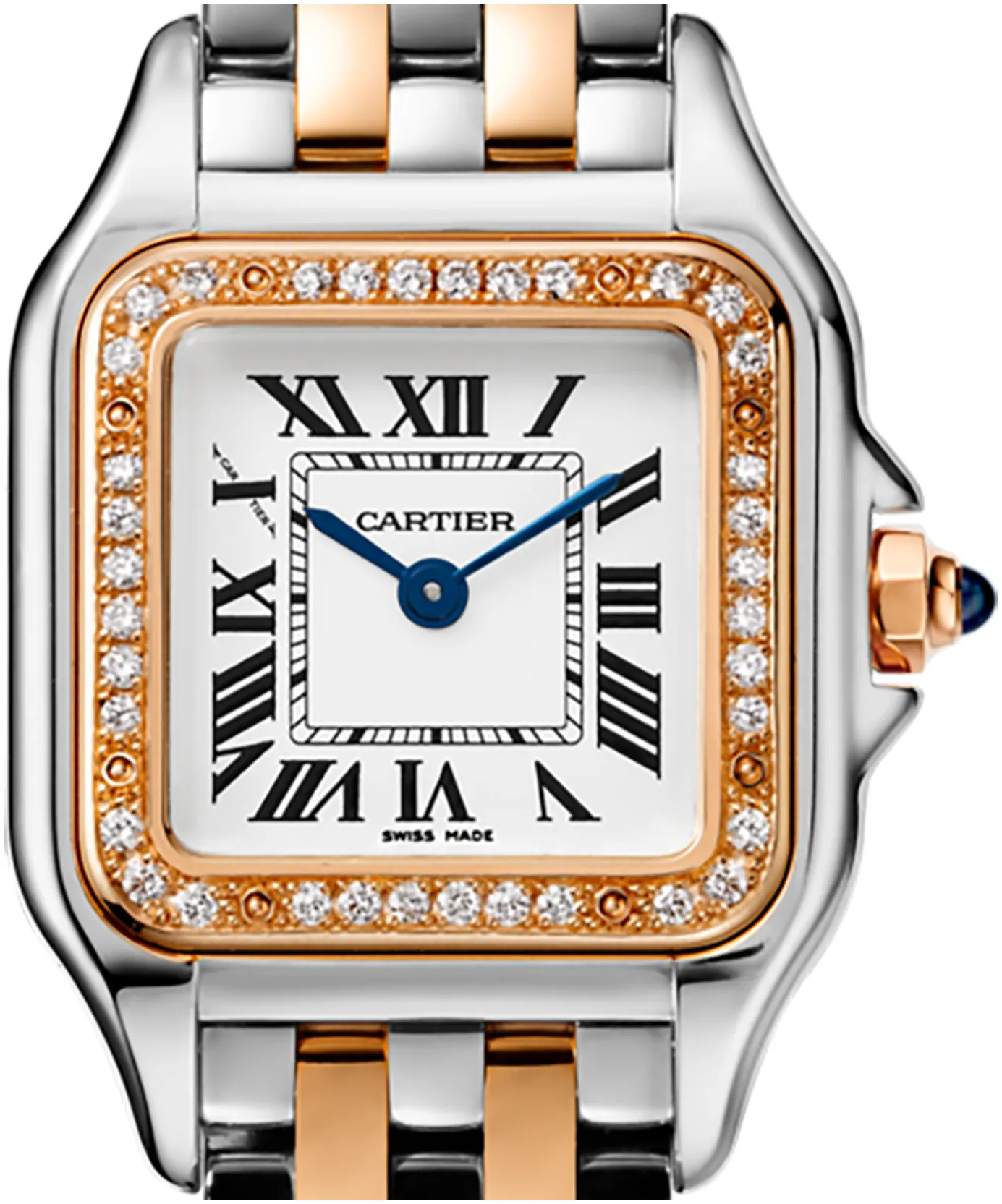 Cartier Panthère W3PN0006 22mm Stainless steel and 18k rose gold White 1