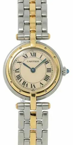 Cartier Panthère 23.5mm Yellow gold and stainless steel Champagne