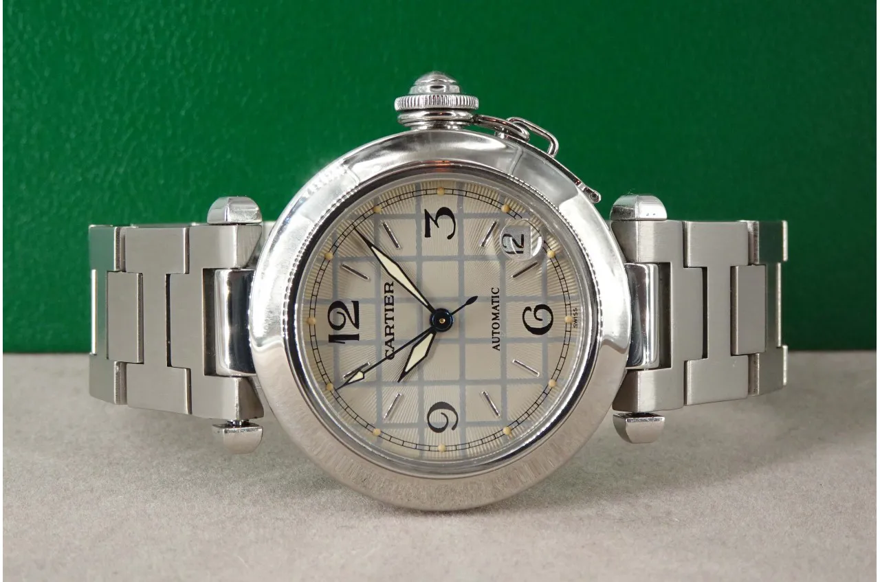 Cartier Pasha C 2324 35mm Stainless steel Silver