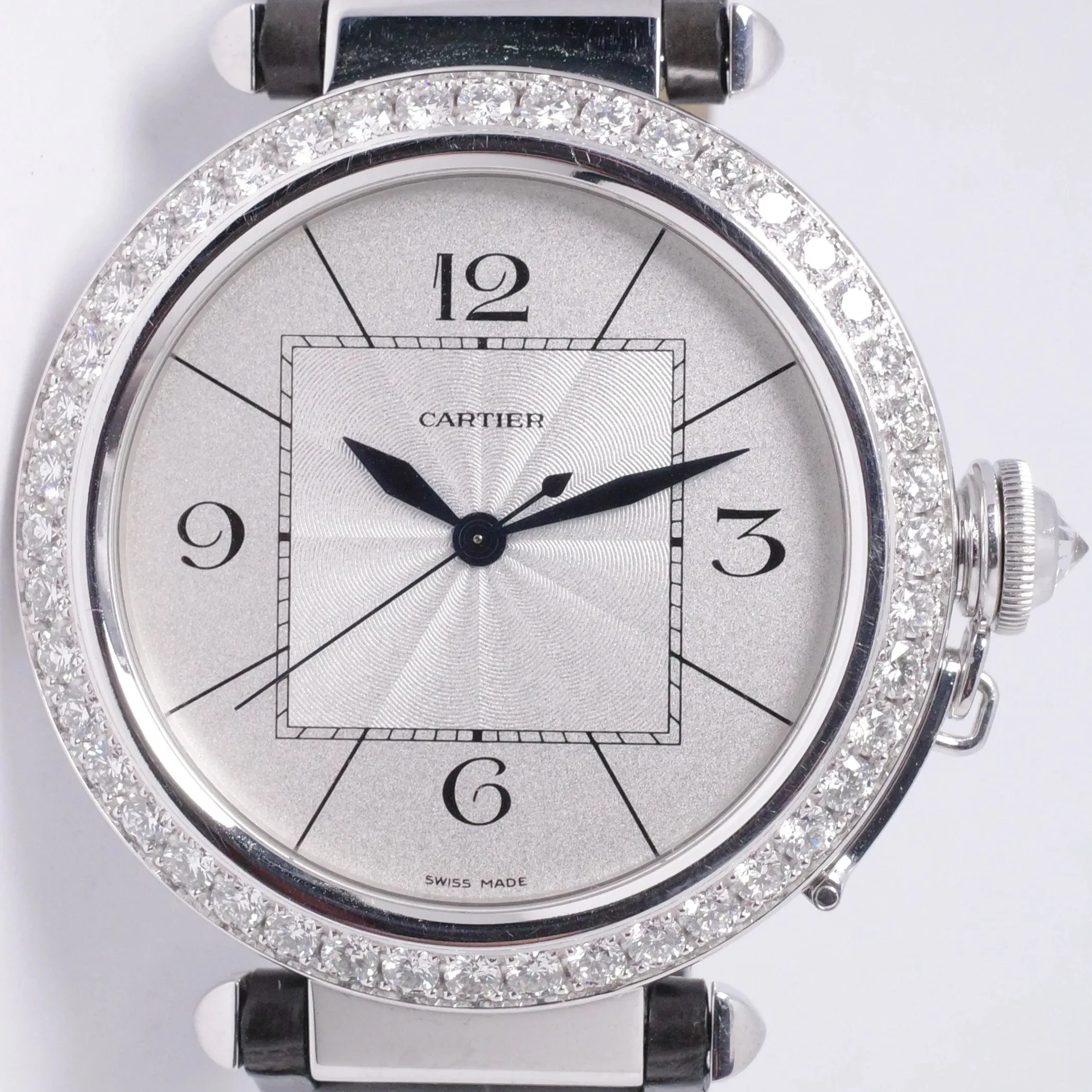 Cartier Pasha WJ120251 42mm White gold Silver