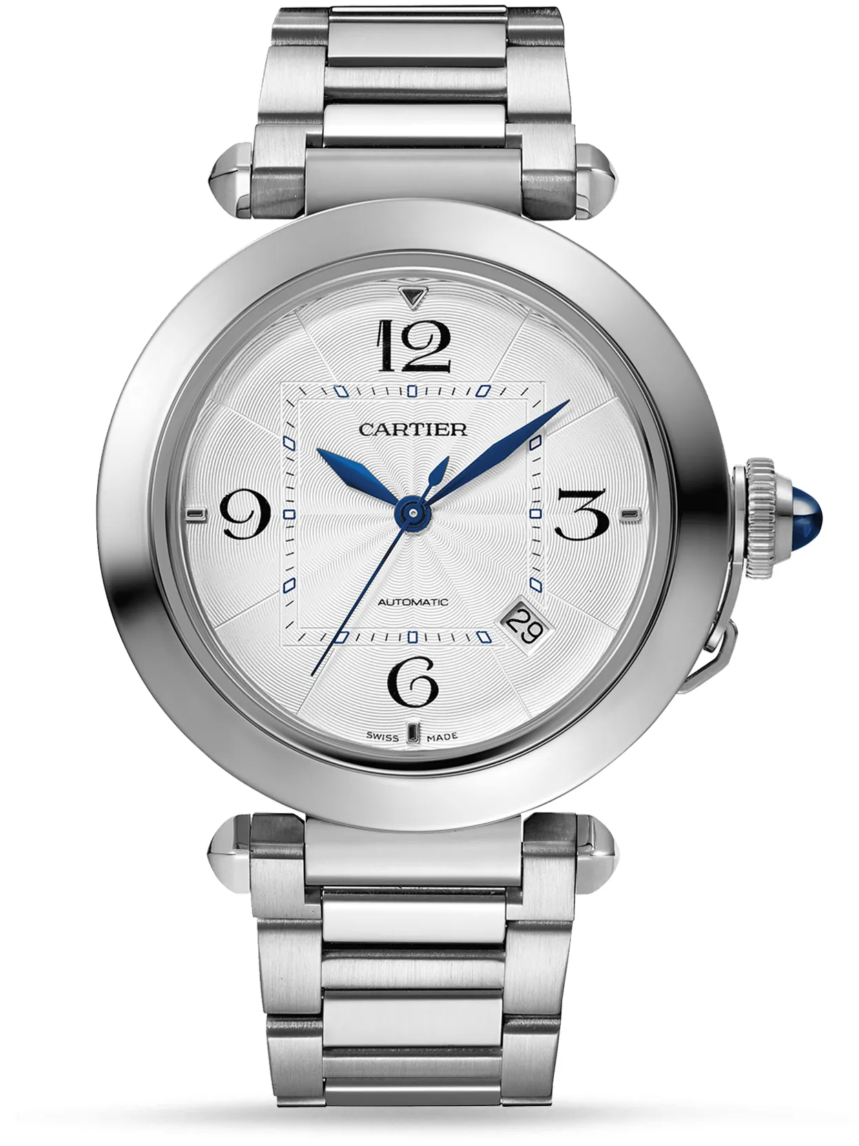 Cartier Pasha WSPA0009 41mm Stainless steel Silver