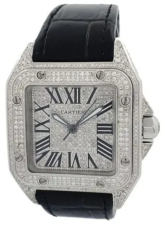 Cartier Santos 100 2878 33mm Stainless steel