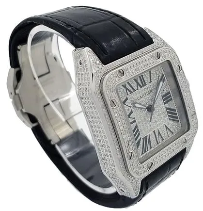 Cartier Santos 100 2878 33mm Stainless steel 2