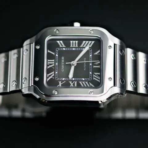 Cartier Santos WSSA0061 35mm Stainless steel Green 2