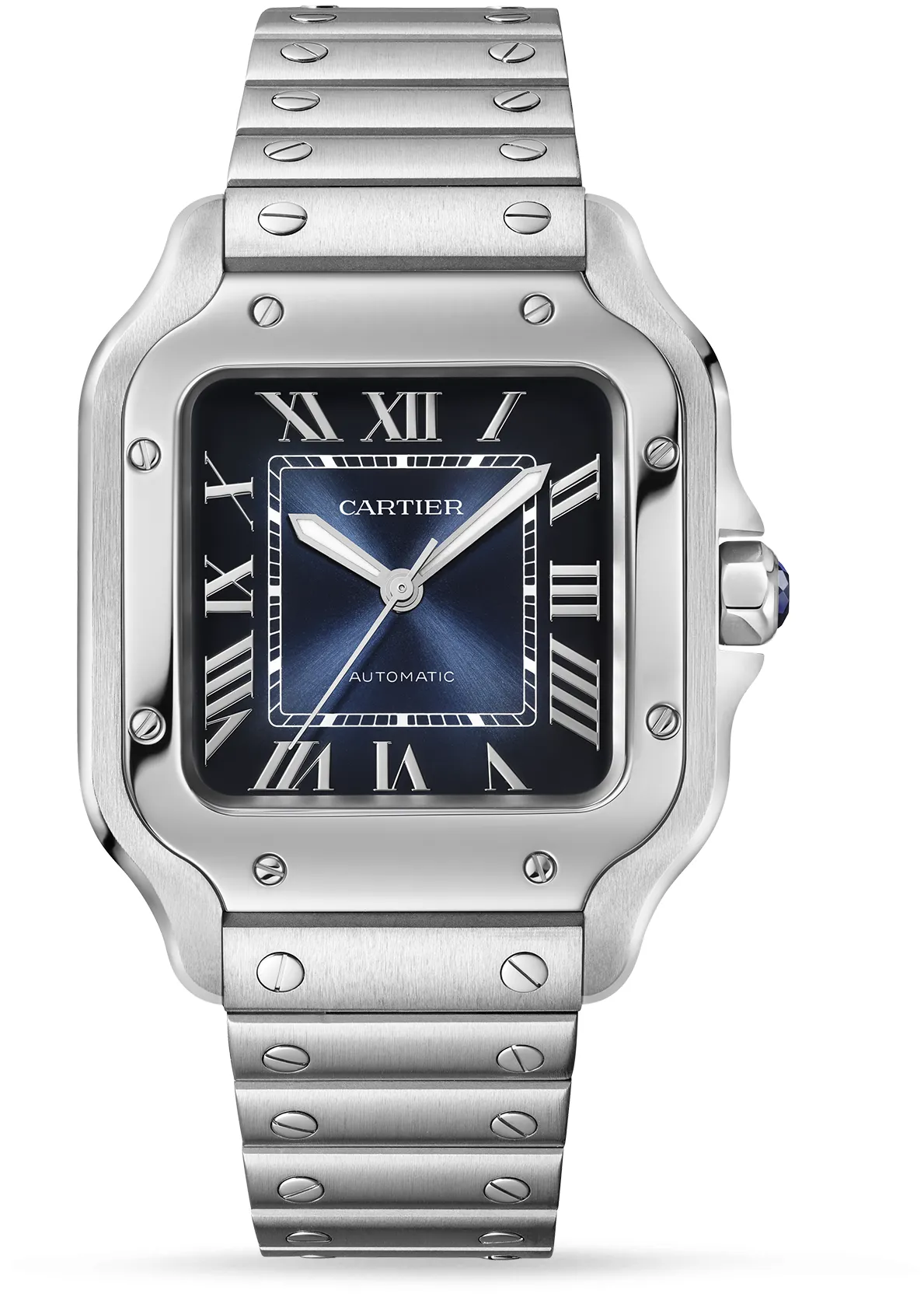 Cartier Santos WSSA0063 42mm Stainless steel Blue