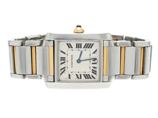 Cartier Tank Française W51006Q4 Yellow gold and Stainless steel