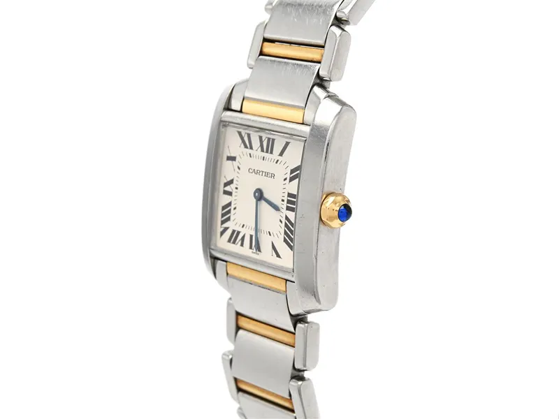 Cartier Tank Française W51006Q4 25mm Yellow gold and Stainless steel 1