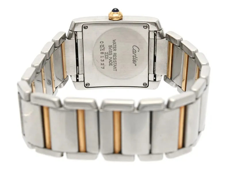 Cartier Tank Française W51006Q4 25mm Yellow gold and Stainless steel 2