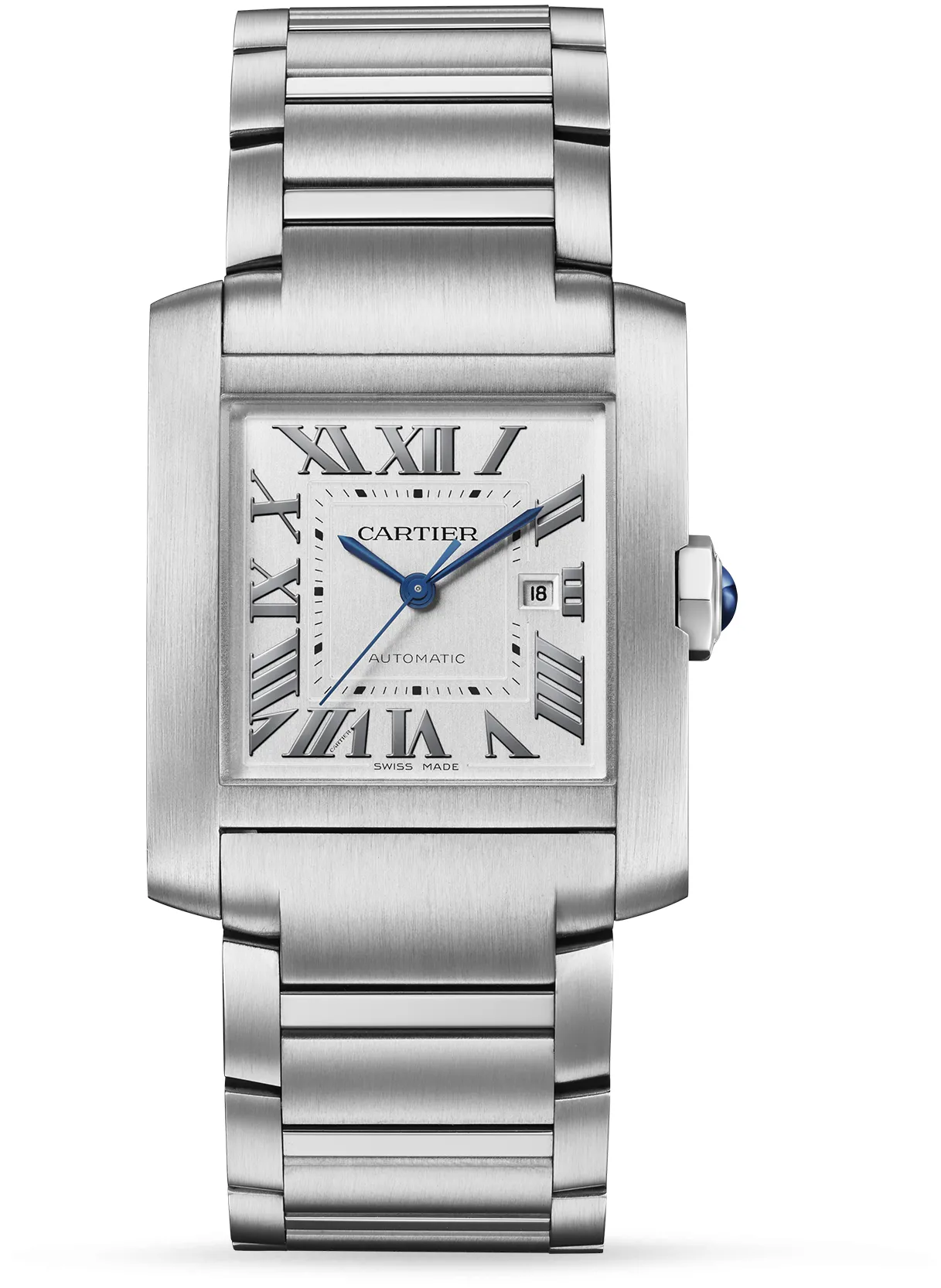 Cartier Tank Française WSTA0067 36.5mm Stainless steel Silver