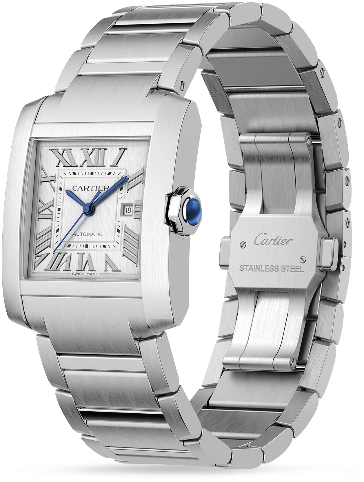 Cartier Tank Française WSTA0067 36.5mm Stainless steel Silver 2