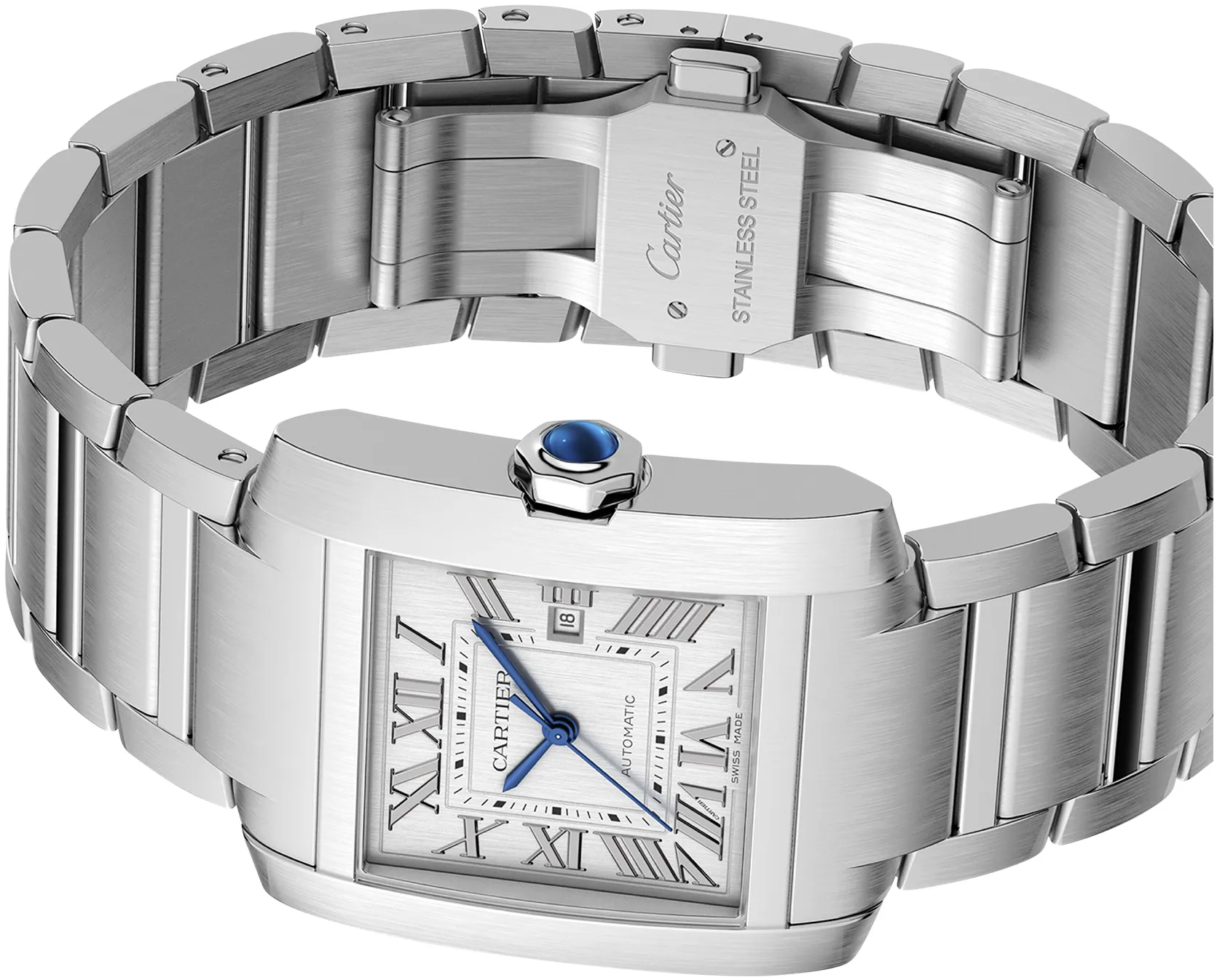 Cartier Tank Française WSTA0067 36.5mm Stainless steel Silver 6