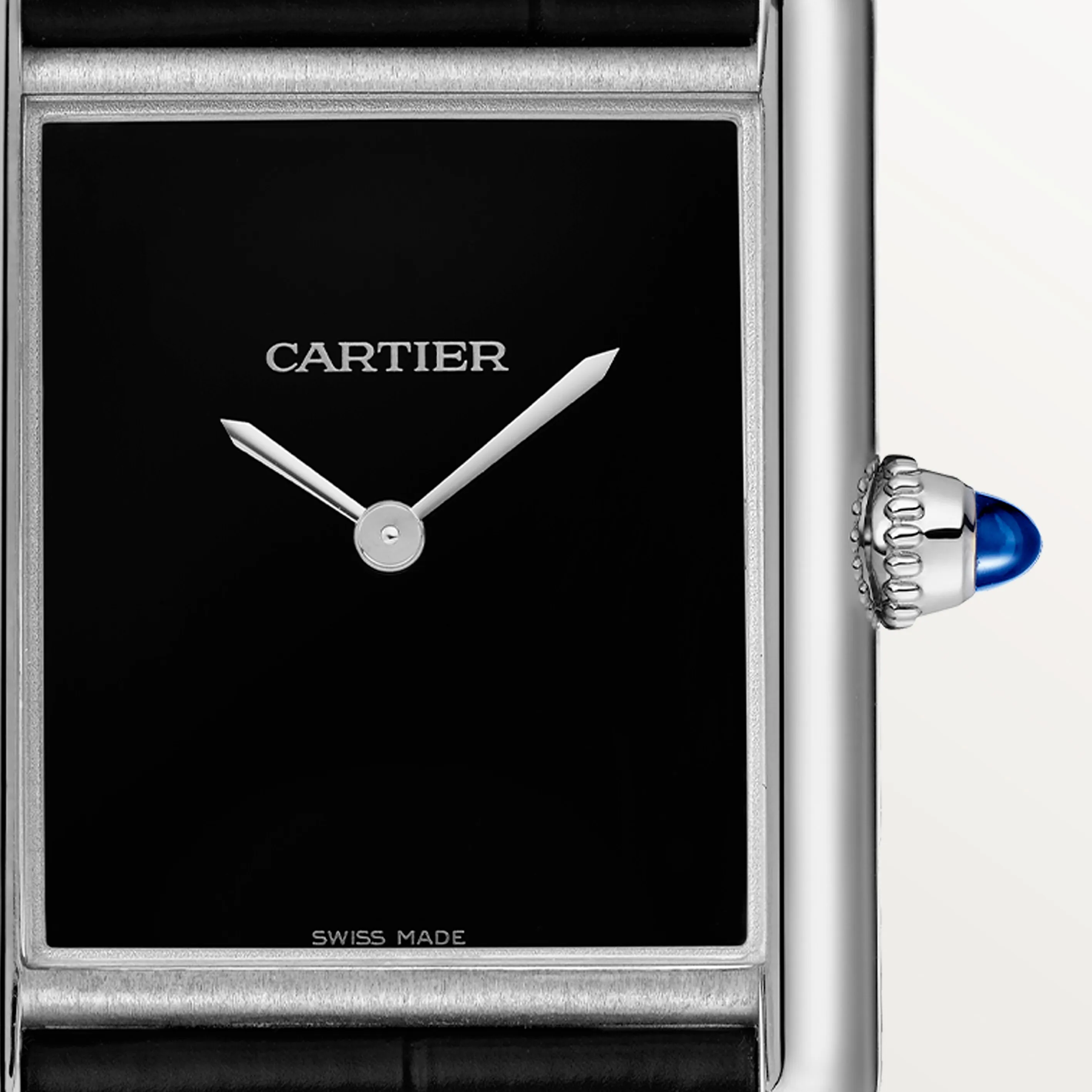 Cartier Tank Must WSTA0072 Stainless steel Black 1