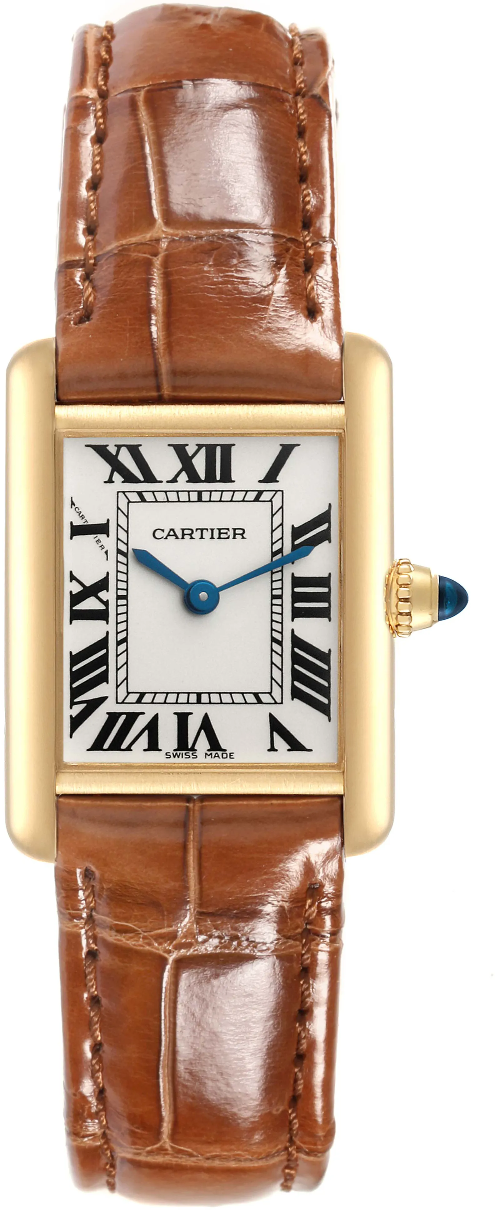 Cartier Tank W1529856 29mm Yellow gold and 18k yellow gold Silver