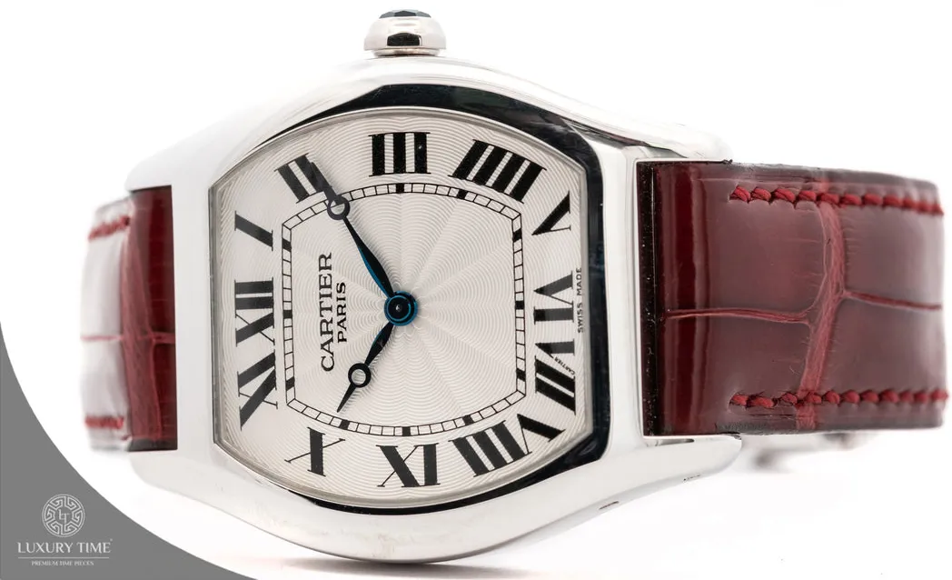 Cartier Tortue W1532851 34mm Platinum Silver 1