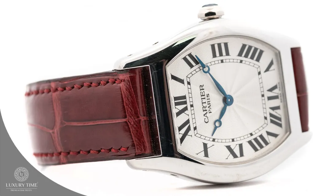 Cartier Tortue W1532851 34mm Platinum Silver 4