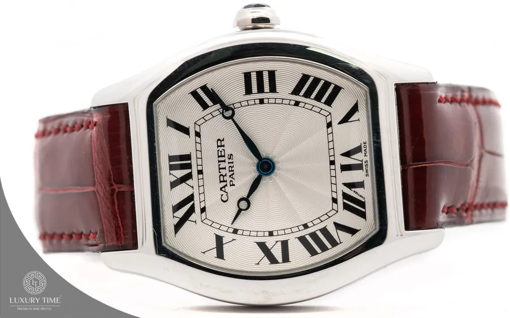 Cartier Tortue W1532851 34mm Platinum Silver 5