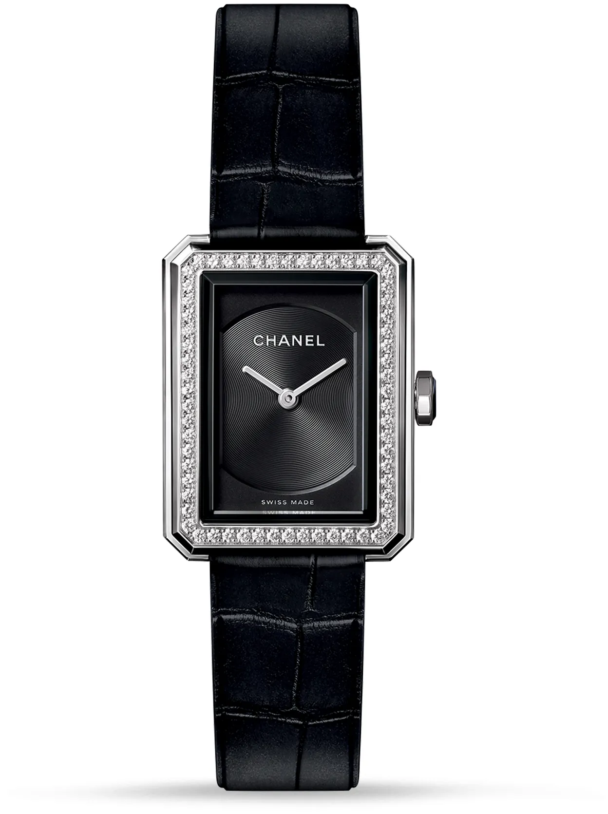 Chanel Boy-Friend H4883 28mm Stainless steel Black