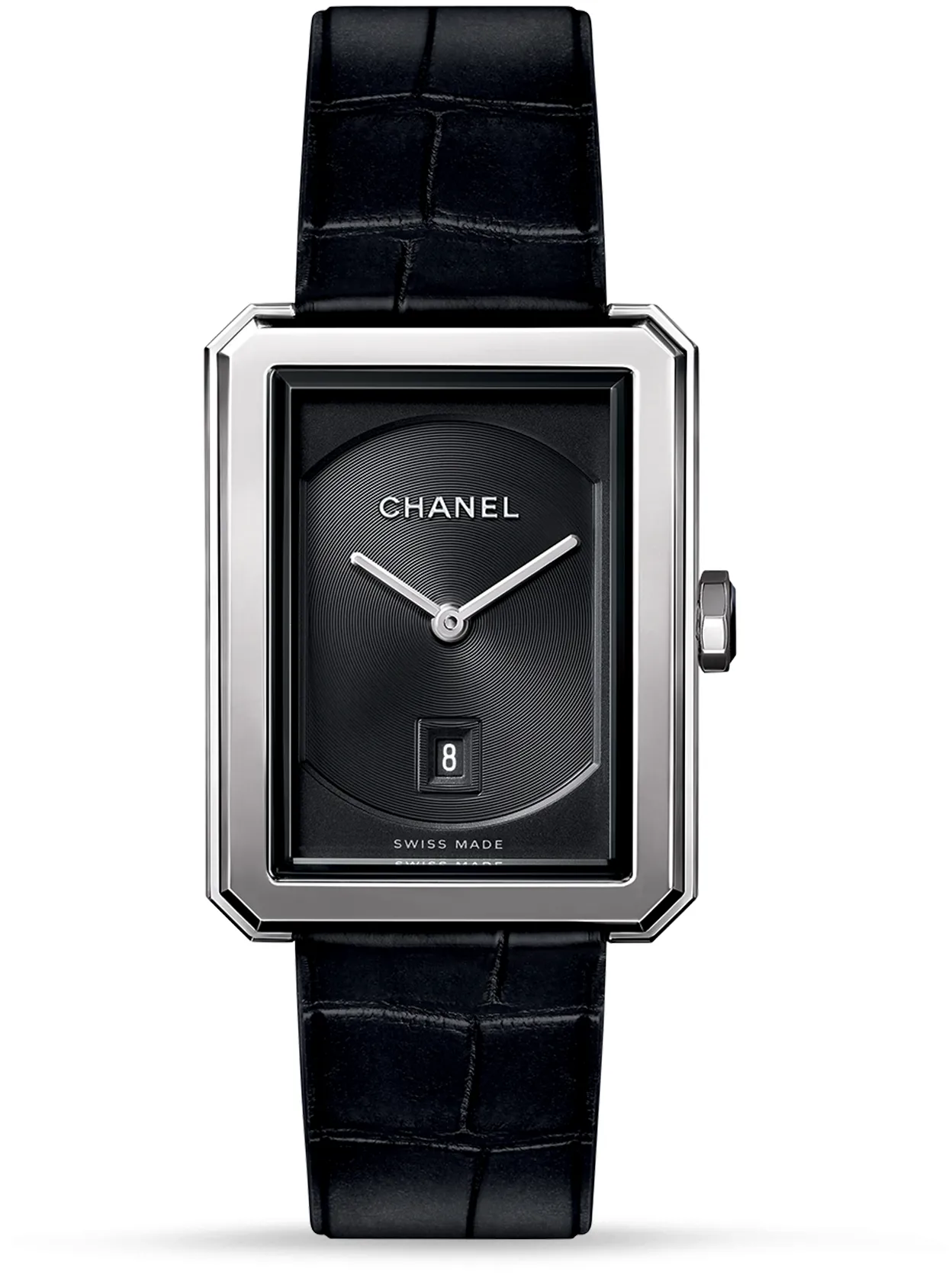 Chanel Boy-Friend H4884 26.5mm Stainless steel Black