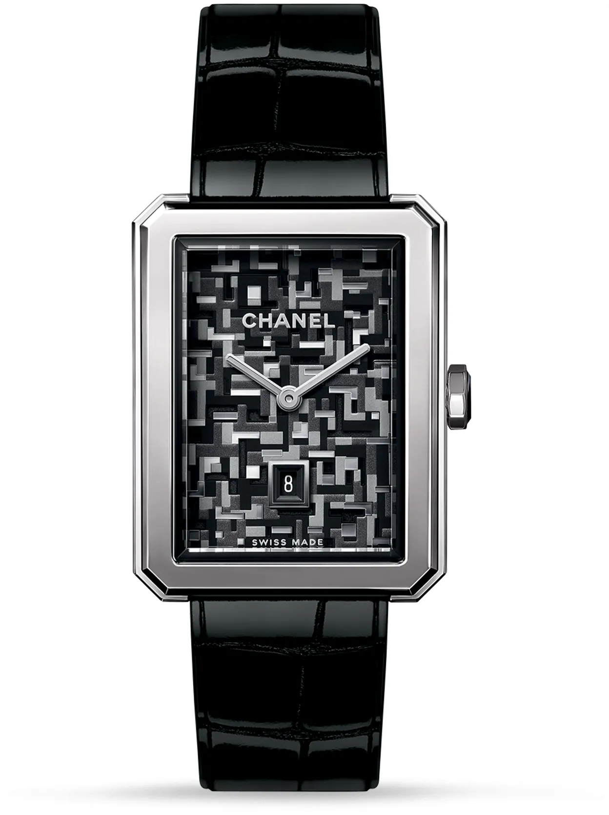 Chanel Boy-Friend H6128 34.5mm Stainless steel Gray