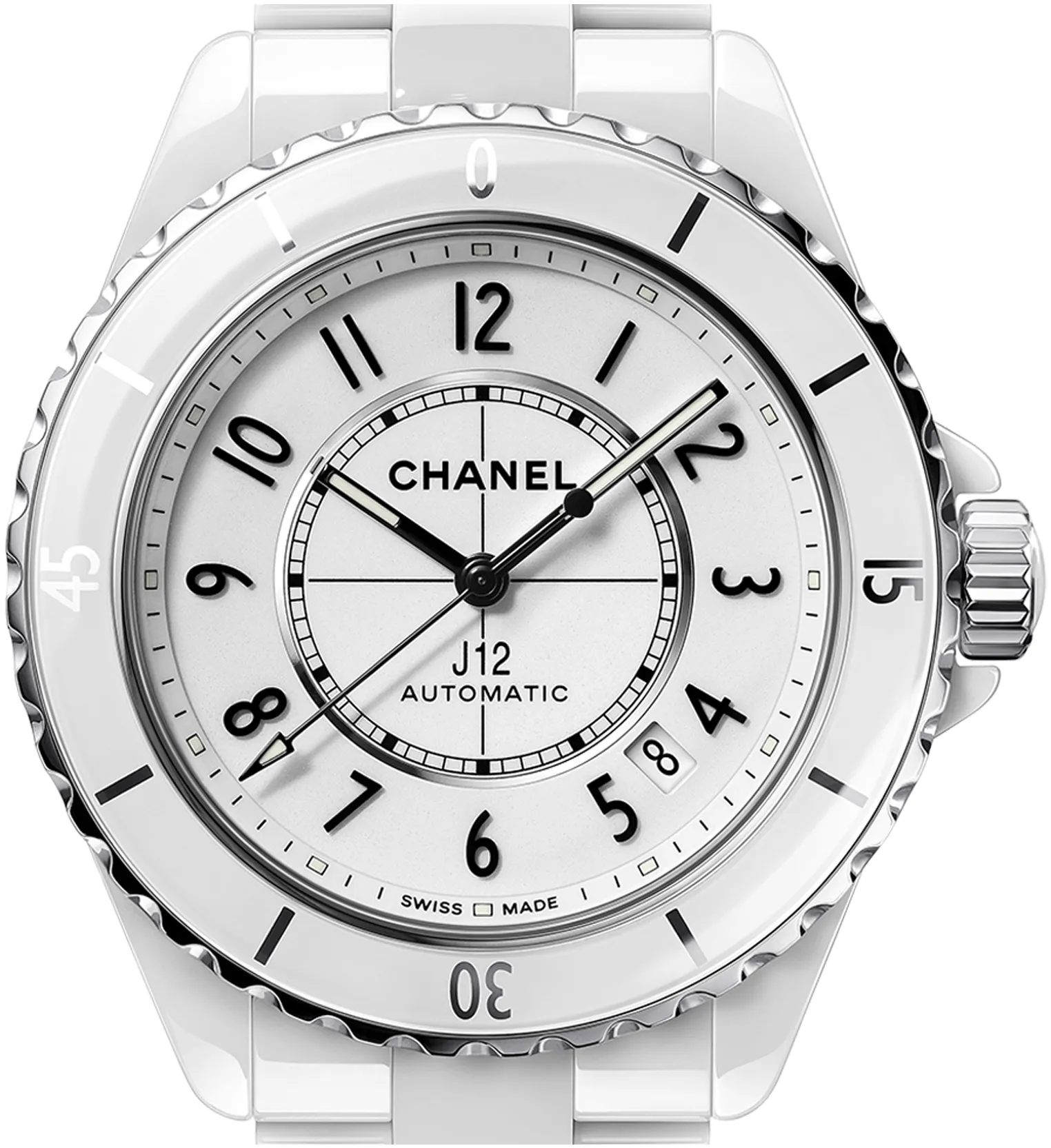 Chanel J12 H5700 38mm White ceramic White 1