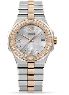 Chopard Alpine Eagle 298601-6002 Rose gold and Stainless steel White