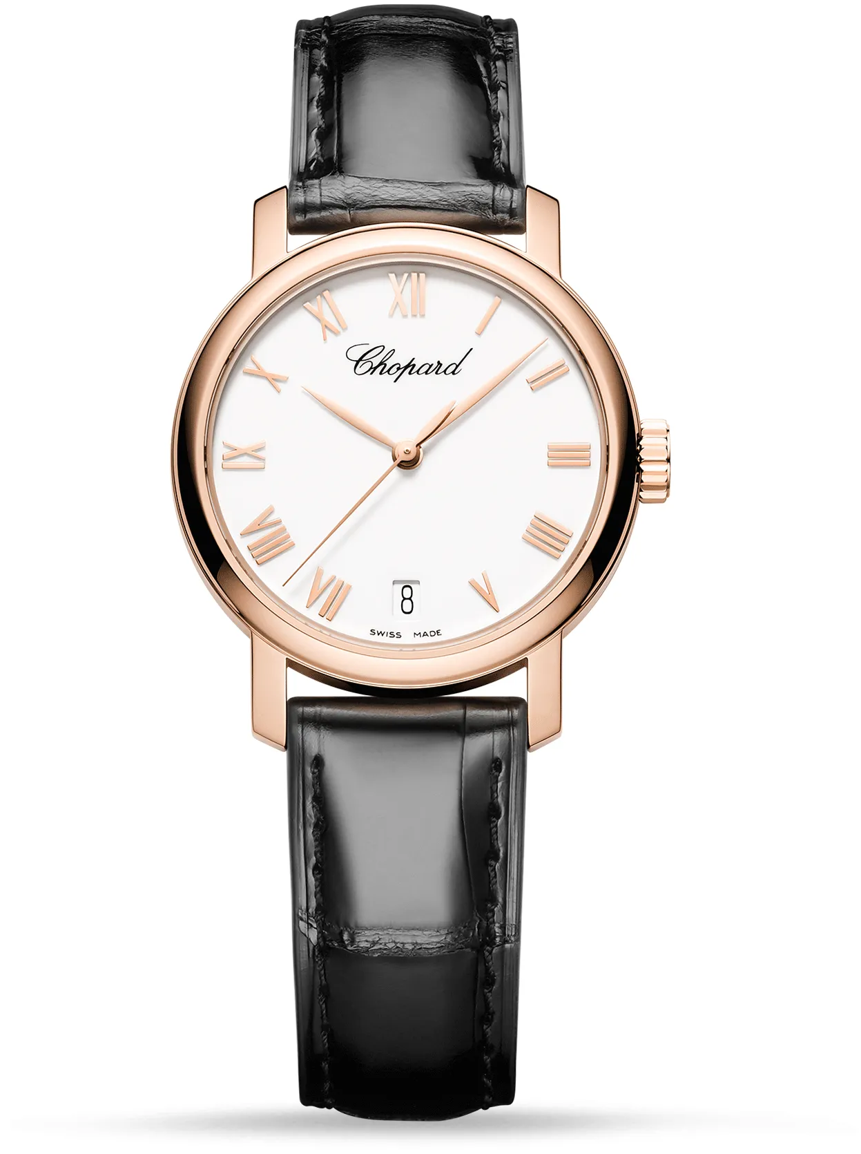 Chopard Classic 124200-5001 33mm 18k rose gold White