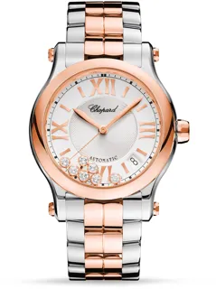 Chopard Happy Sport 278559-6002 36mm Stainless steel and 18k rose gold Silver