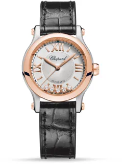 Chopard Happy Sport 278573-6001 Rose gold and Stainless steel Silver