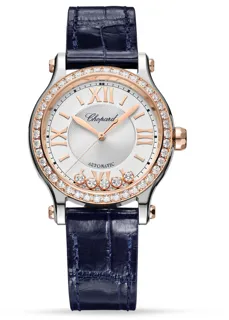 Chopard Happy Sport 278608-6003 Stainless steel and 18k rose gold Silver