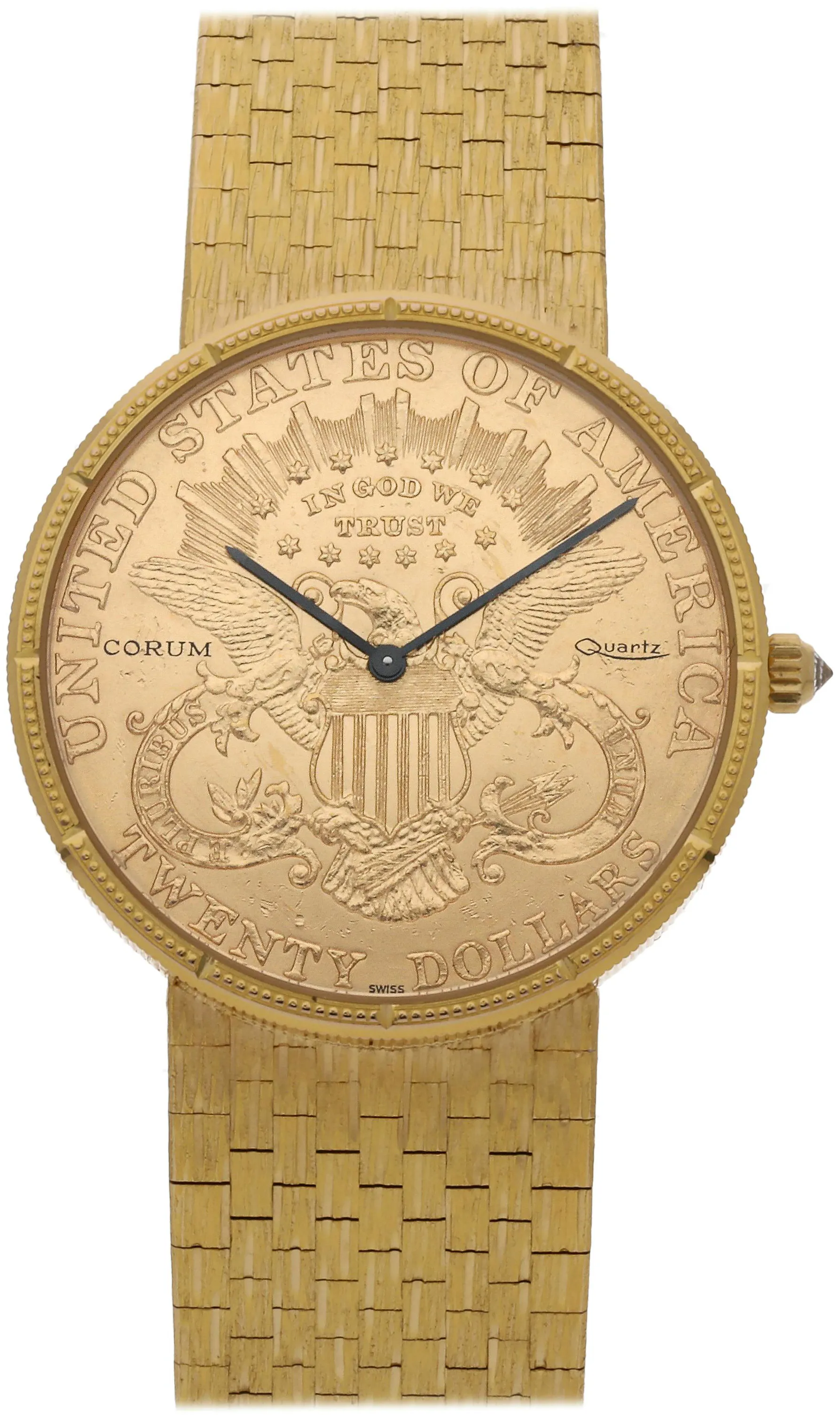 Corum Coin Watch CORUM COIN $20 BRC 35mm Yellow gold Yellow gold