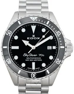 Edox 80115 3N1M NN Stainless steel Black