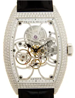 Franck Muller Cintree Curvex 8880BS6SQTD(OG) White gold Skeletonized