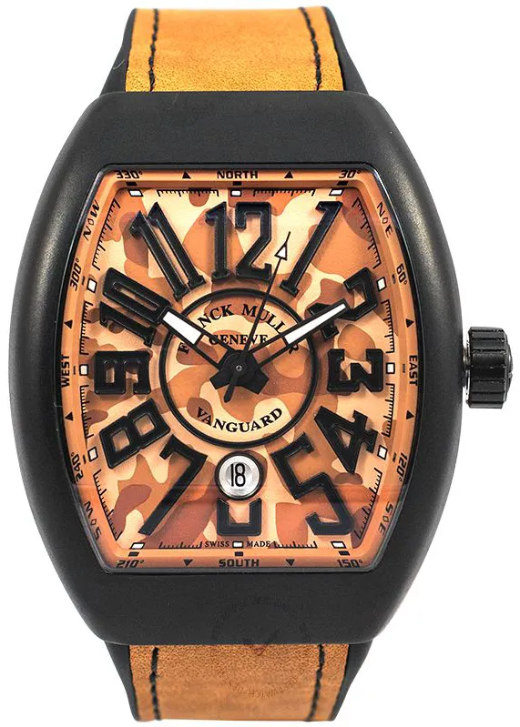 Franck Muller Vanguard V45 SCDT TTNRMCCAMO SB Titanium Brown