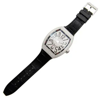 Franck Muller Vanguard V 45 SC DT D CD (OG.NR) 45mm White gold Silver 1