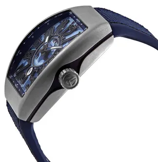 Franck Muller Vanguard V 45 SC DT CAMOU (TT.MC.BL) 44mm Stainless steel Blue 1