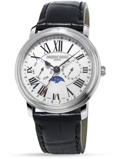 Frédérique Constant Classics Business Timer FC-270M4P6 Stainless steel White