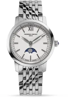 Frédérique Constant Moonphase FC-206SW1S6B Stainless steel White