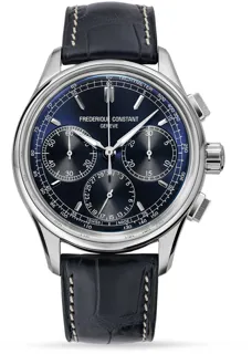 Frédérique Constant Chronograph FC-760N4H6 Stainless steel Blue