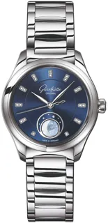 Glashütte Serenade 1-35-14-03-02-14 Stainless steel Blue