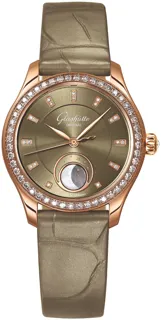 Glashütte Serenade 1-35-14-05-15-04 Red gold Green