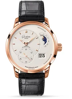 Glashütte PanoMatic 1-90-02-45-35-61 Red gold Silver