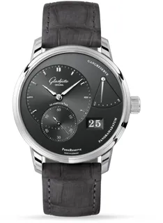 Glashütte PanoReserve 1-65-01-23-12-62 Stainless steel Black