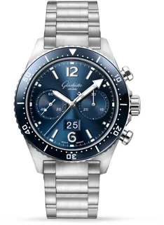 Glashütte SeaQ 1-37-23-02-81-70 Stainless steel Blue