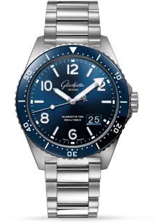 Glashütte SeaQ Panorama Date 1-36-13-02-81-70 Stainless steel Blue