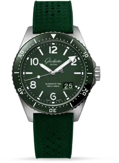 Glashütte SeaQ Panorama Date 1-36-13-07-83-33 Stainless steel Green