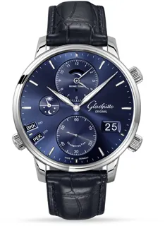 Glashütte Senator Cosmopolite 1-89-02-05-02-61 Stainless steel Blue