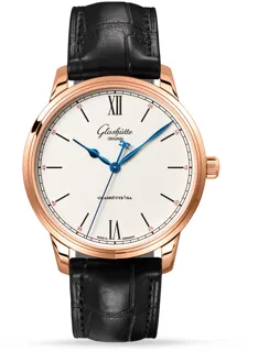 Glashütte Senator Excellence 1-36-01-02-05-01 Yellow gold Silver